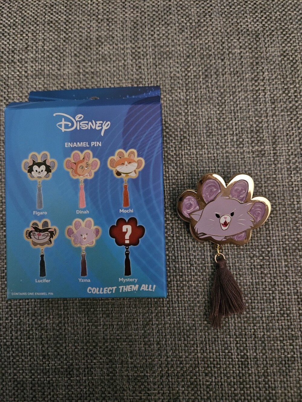 Disney Cat Paw Enamel Pin-Yzma